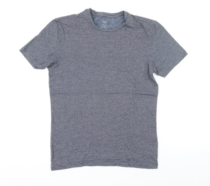 Womens UK Size XS Marks and Spencer Blue Basic T-Shirt