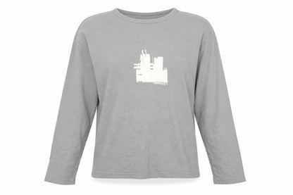 River Island Womens Grey 100% Cotton Pullover Sweatshirt Size L - Urban