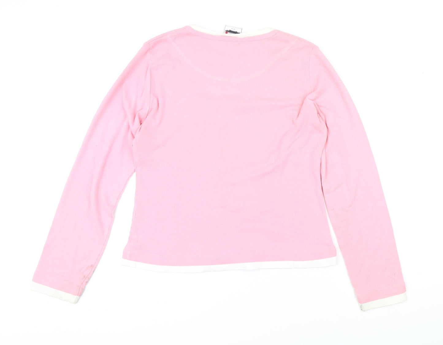 Womens UK Size 14 NEXT Pink Basic T-Shirt