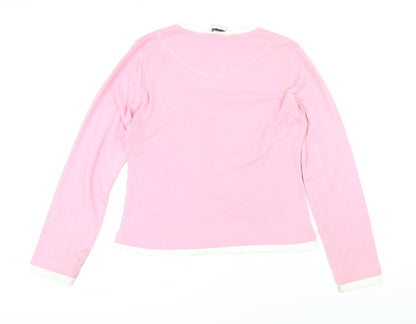 Womens UK Size 14 NEXT Pink Basic T-Shirt