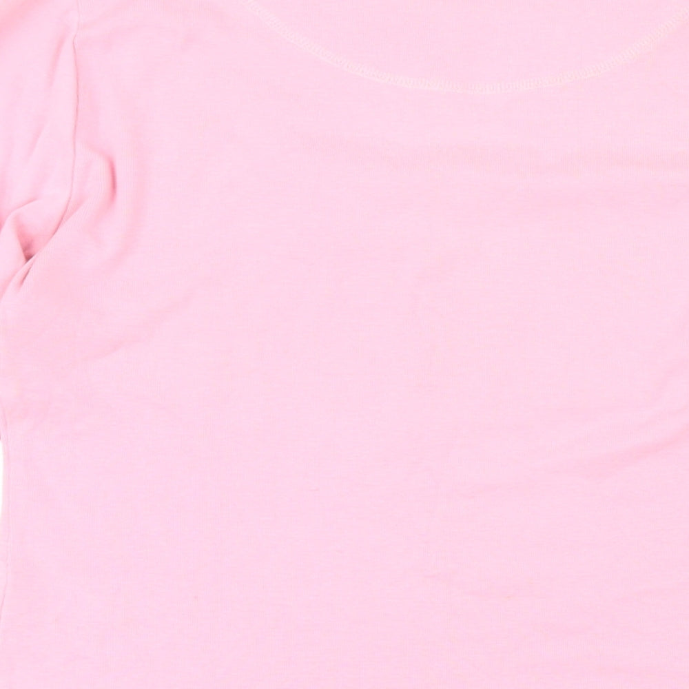 Womens UK Size 14 NEXT Pink Basic T-Shirt