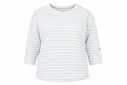 Womens UK Size 16 Indigo Blue Basic T-Shirt