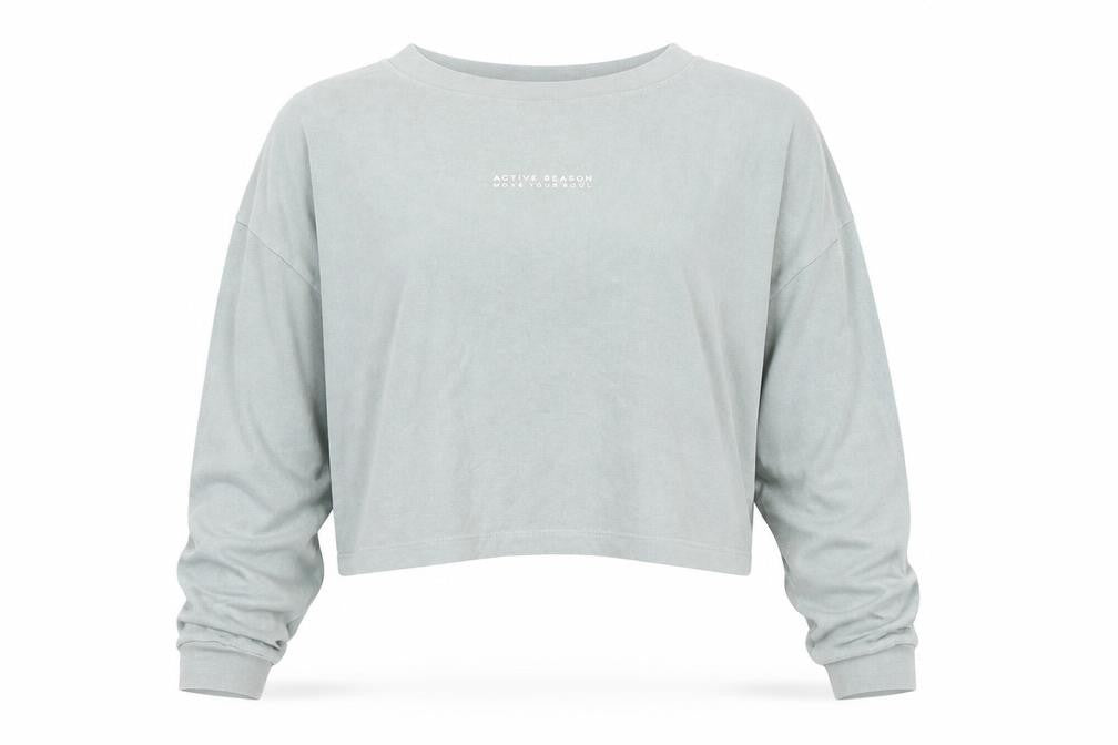 Womens UK Size M Pull&Bear Green Pullover Sweatshirt