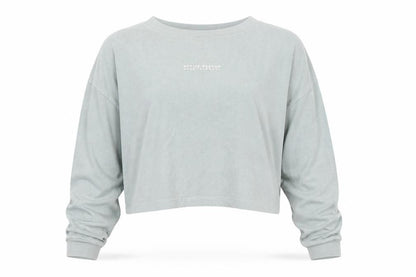 Womens UK Size M Pull&Bear Green Pullover Sweatshirt