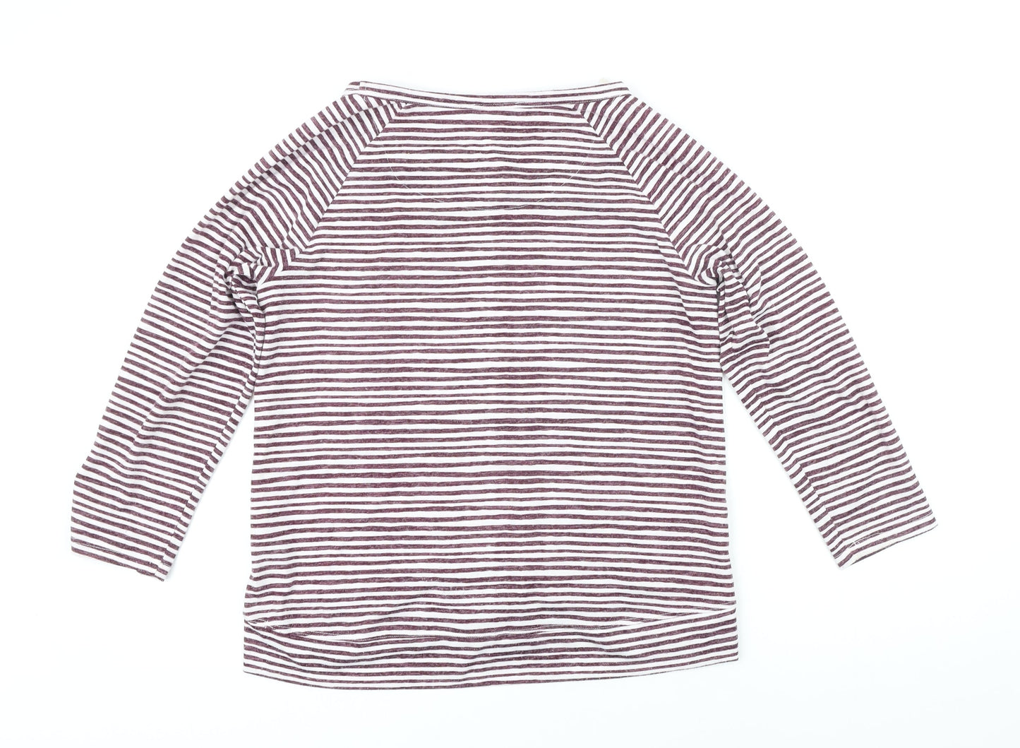 Womens UK Size 10 Marks and Spencer Purple Basic T-Shirt