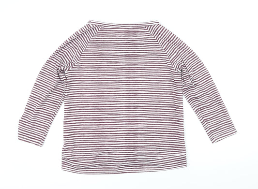 Womens UK Size 10 Marks and Spencer Purple Basic T-Shirt