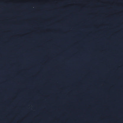 Marks and Spencer Mens Blue 100% Cotton Polo Size XL Collared Button