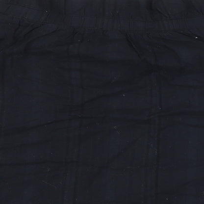 Womens UK Size 10 NEXT Black Tunic Blouse