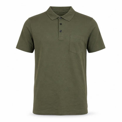 Burton Mens Green Cotton Polo Size S Collared Pullover