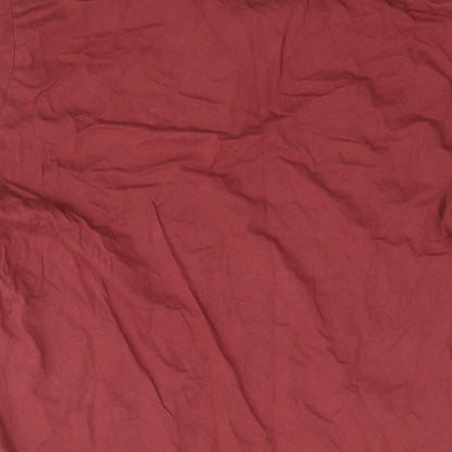 DFND Mens Brown Cotton Polo Size XL Collared Pullover