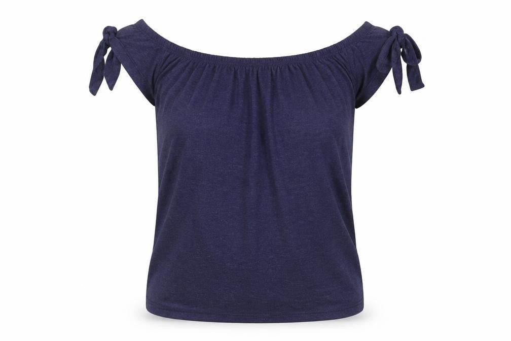 Womens UK Size 8 NEXT Blue Basic T-Shirt