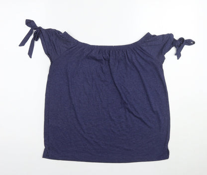 Womens UK Size 8 NEXT Blue Basic T-Shirt