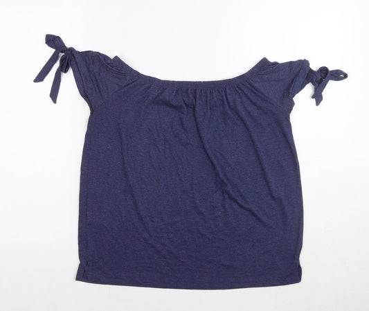 Womens UK Size 8 NEXT Blue Basic T-Shirt