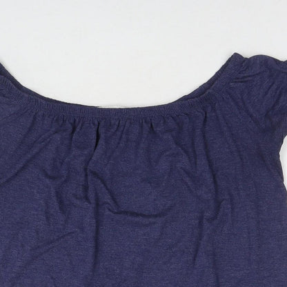 Womens UK Size 8 NEXT Blue Basic T-Shirt