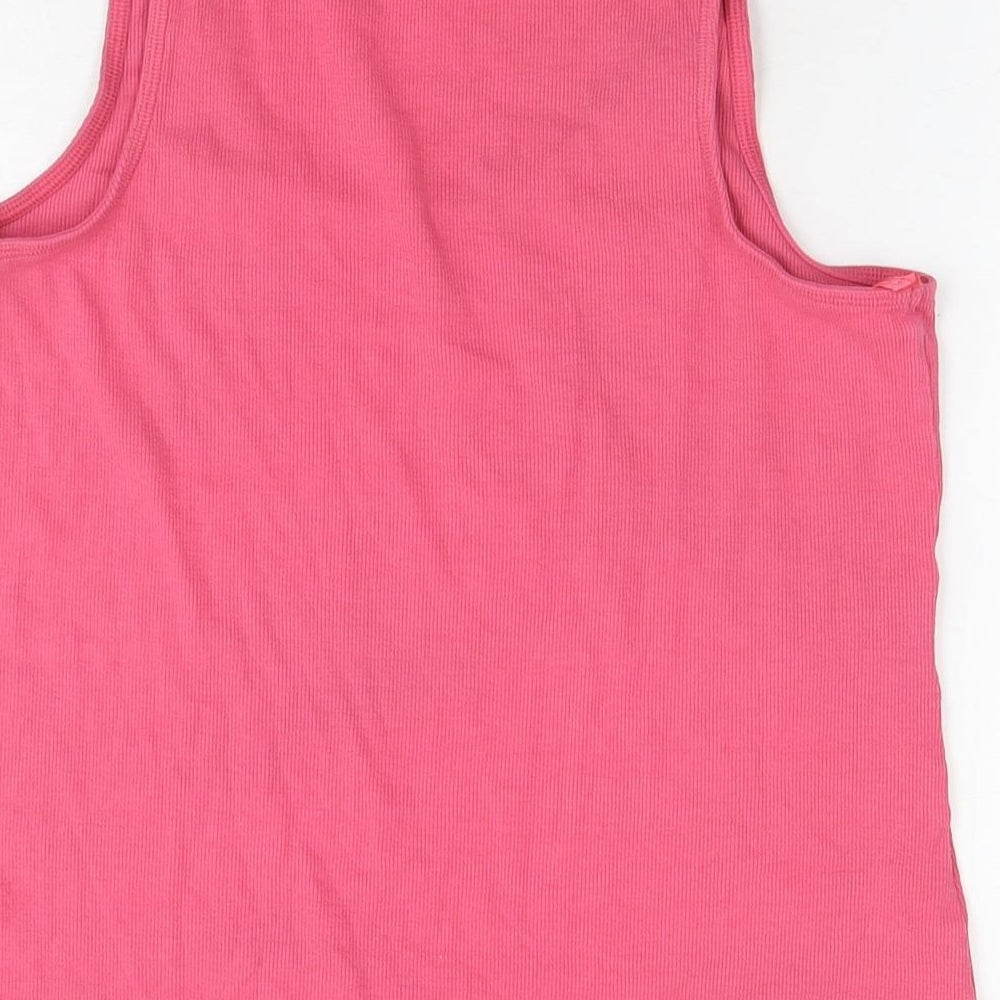 Womens UK Size 16 Marks and Spencer Pink Basic Tank