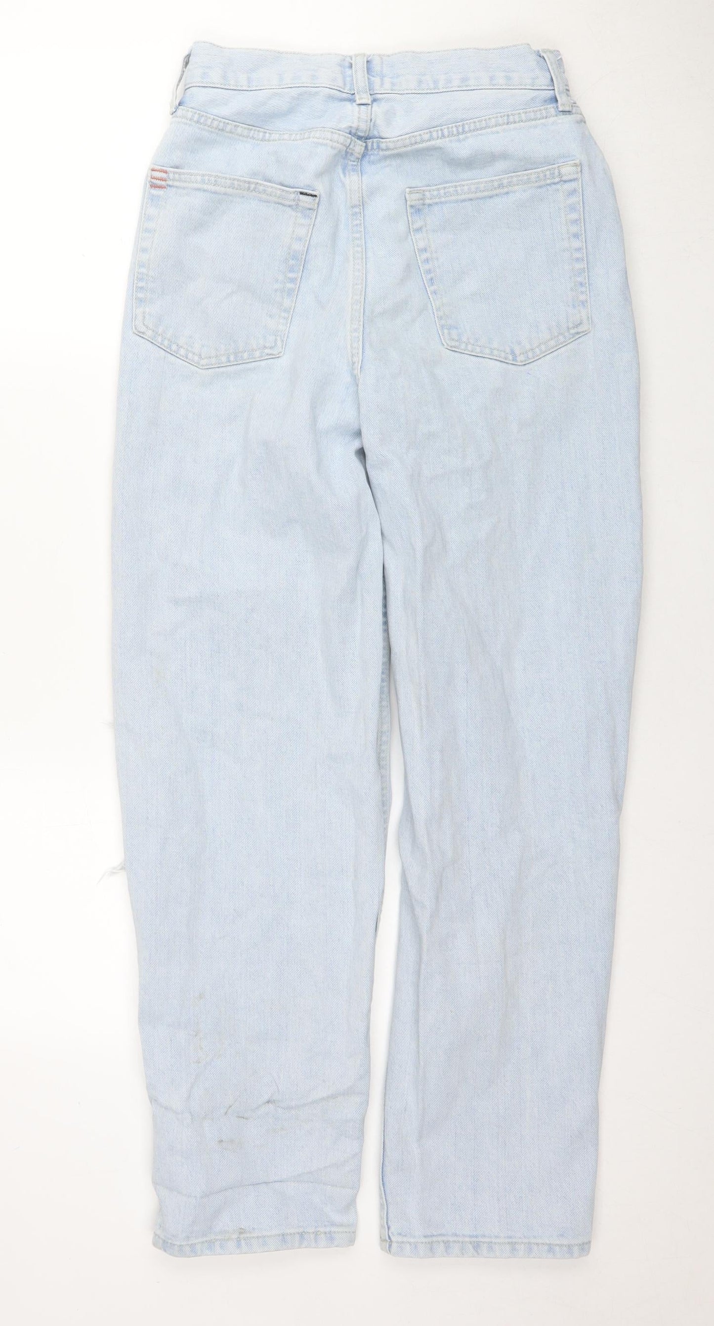 BDG Womens Blue Cotton Mom Jeans Size 26 L30 in Regular Zip