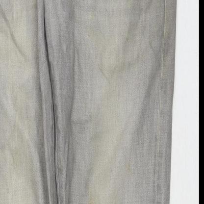 Mens UK Size 32 in Scotch & Soda Regular Fit Straight Green Jeans