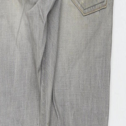 Mens UK Size 32 in Scotch & Soda Regular Fit Straight Green Jeans