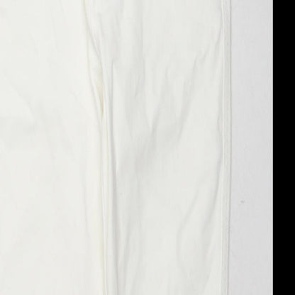 Womens UK Size 36 in Miss Captain Regular Fit Skinny White Jeans