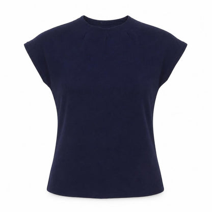 Womens UK Size M Fransa Blue Basic T-Shirt