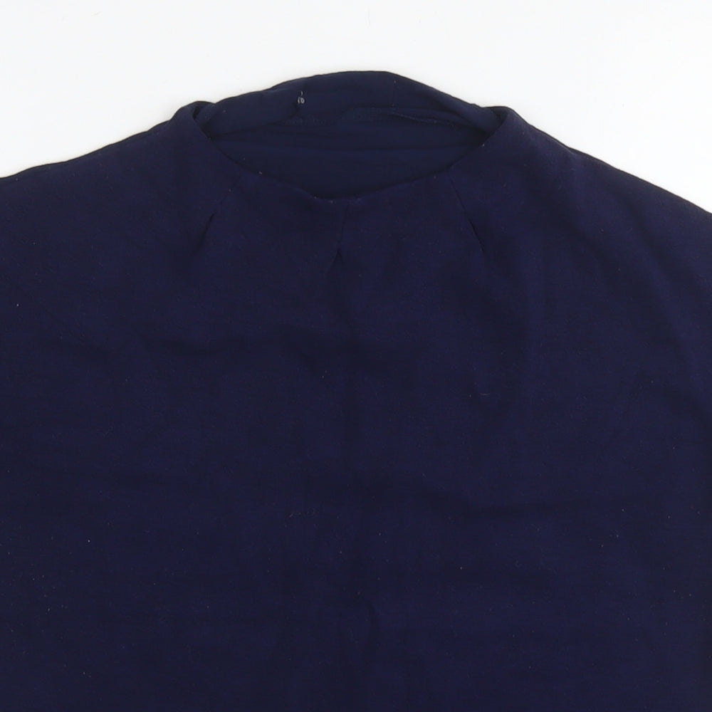 Womens UK Size M Fransa Blue Basic T-Shirt