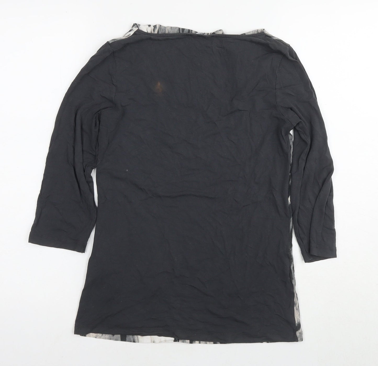 Womens UK Size 10 Olsen Grey Basic Blouse