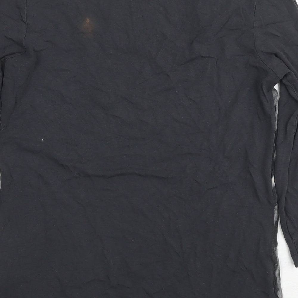 Womens UK Size 10 Olsen Grey Basic Blouse