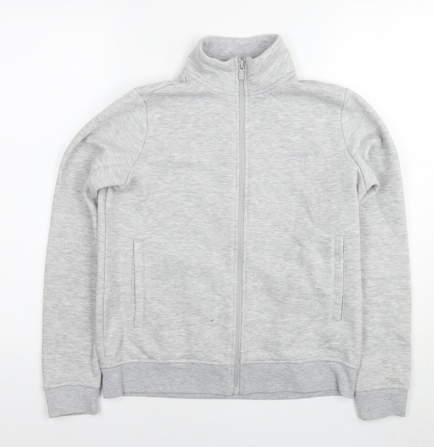 Womens UK Size 8 LA Gear Grey Full Zip Sweatshirt