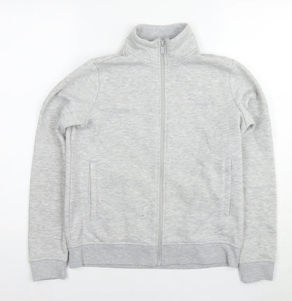 Womens UK Size 8 LA Gear Grey Full Zip Sweatshirt