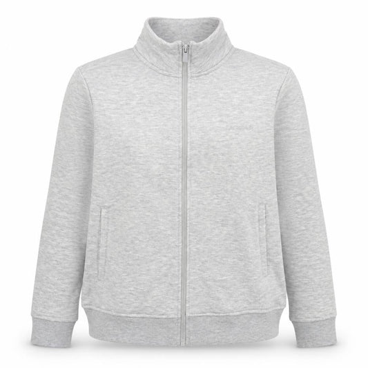 Womens UK Size 8 LA Gear Grey Full Zip Sweatshirt