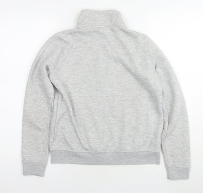 Womens UK Size 8 LA Gear Grey Full Zip Sweatshirt