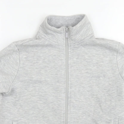 Womens UK Size 8 LA Gear Grey Full Zip Sweatshirt