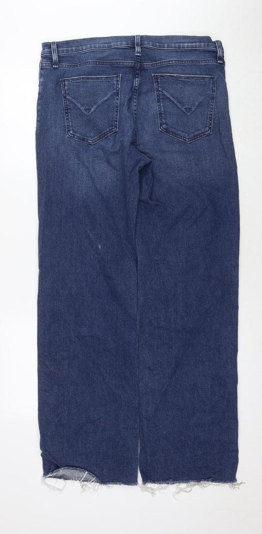 Hudson Womens Blue Cotton Bootcut Jeans Size 36 in L32 in Regular Zip