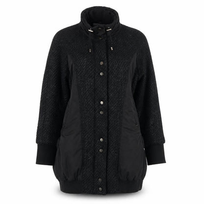 Kello Womens Black Jacket Coat Size 16 Zip