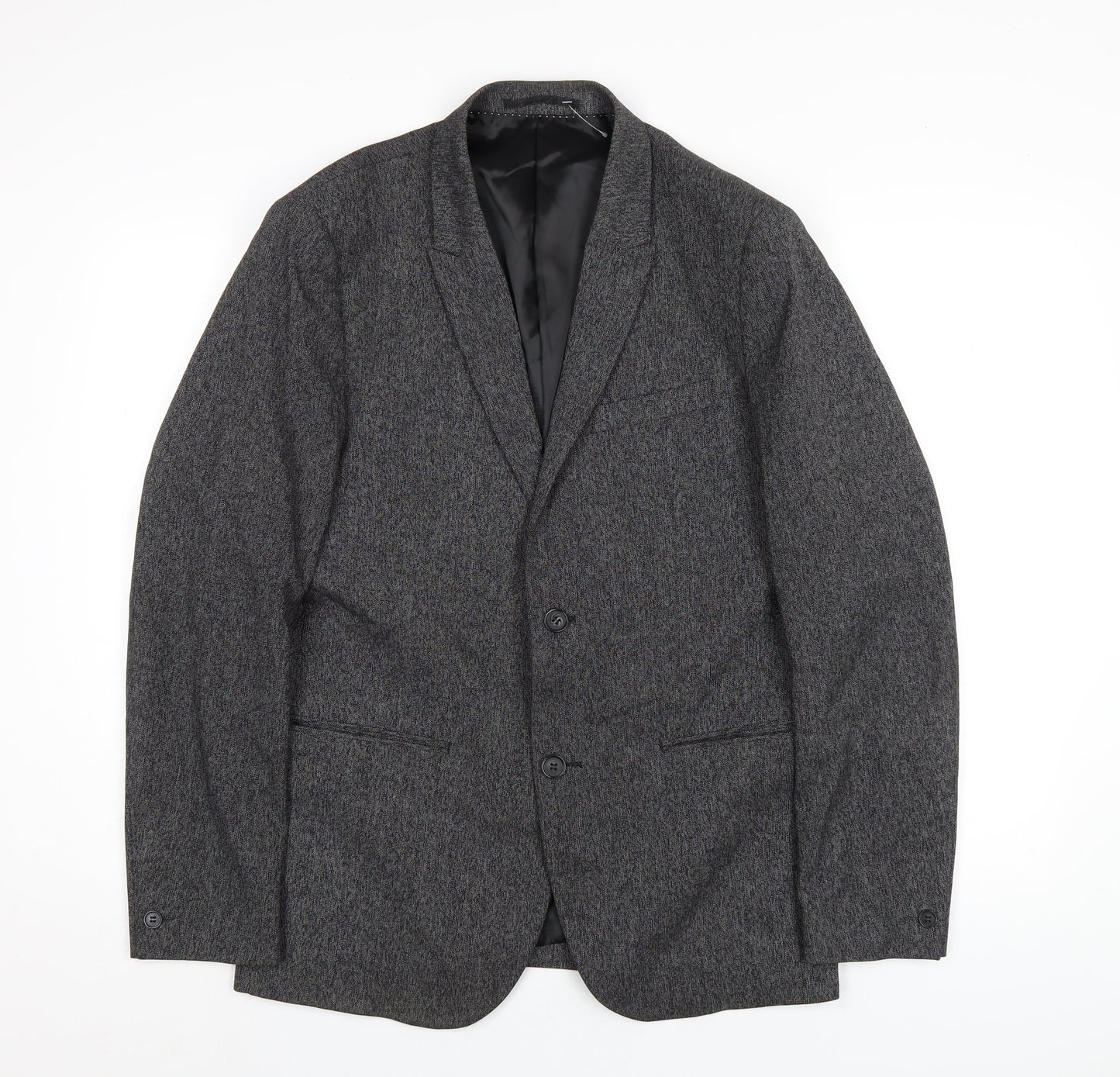 Mens UK Size 40 H&M Regular Grey Suit Jacket