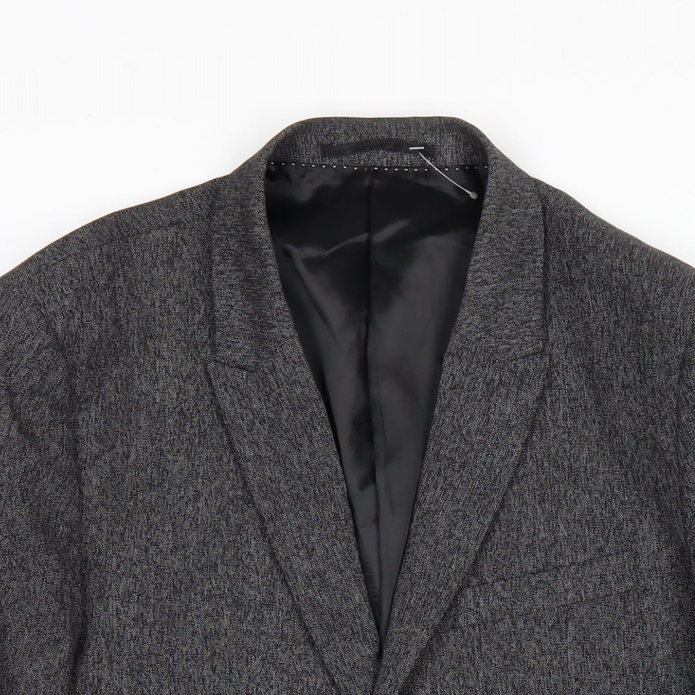 Mens UK Size 40 H&M Regular Grey Suit Jacket