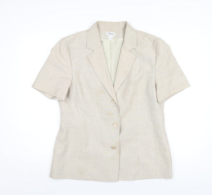Womens UK Size 14 OPUS Beige Jacket