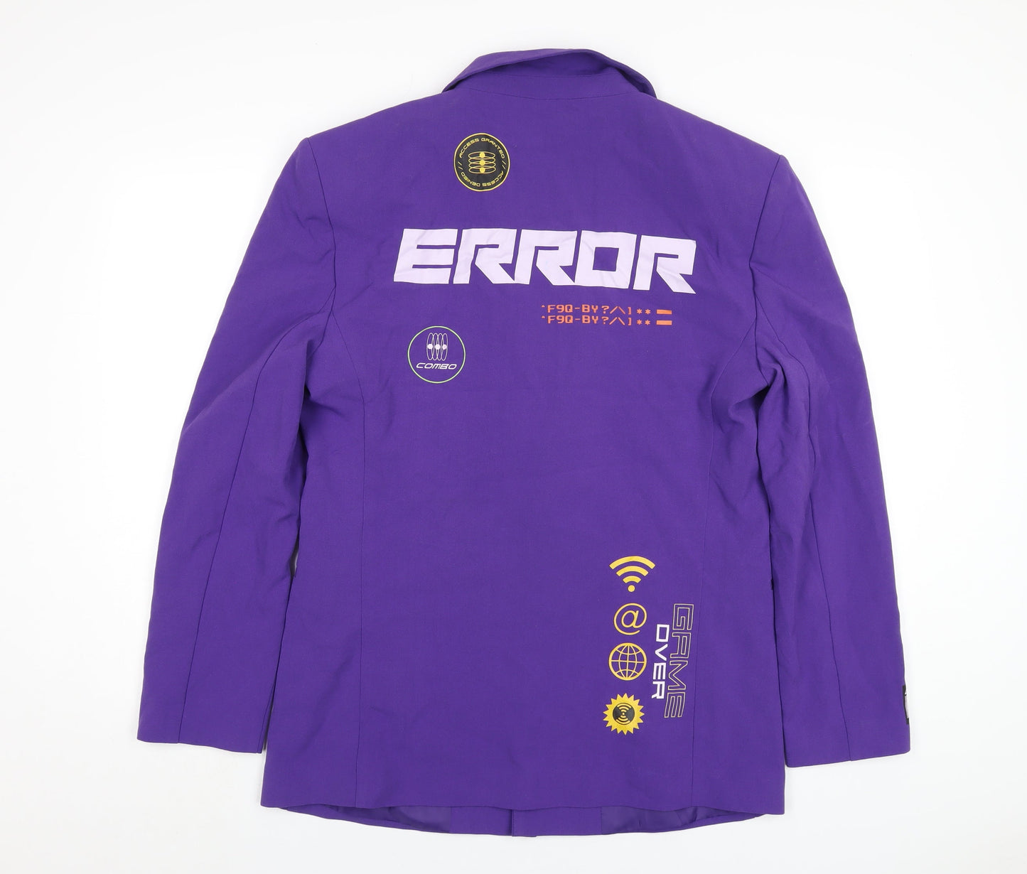 Womens UK Size S COLLUSION Purple Jacket