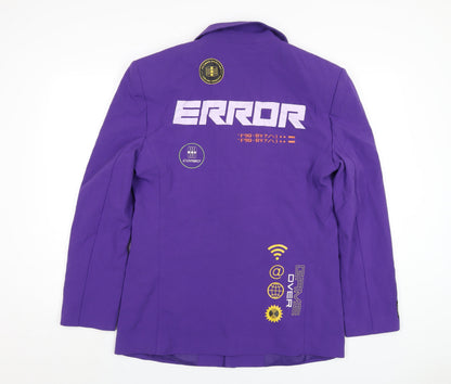 Womens UK Size S COLLUSION Purple Jacket