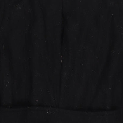 Womens UK Size M VILA Black Overcoat