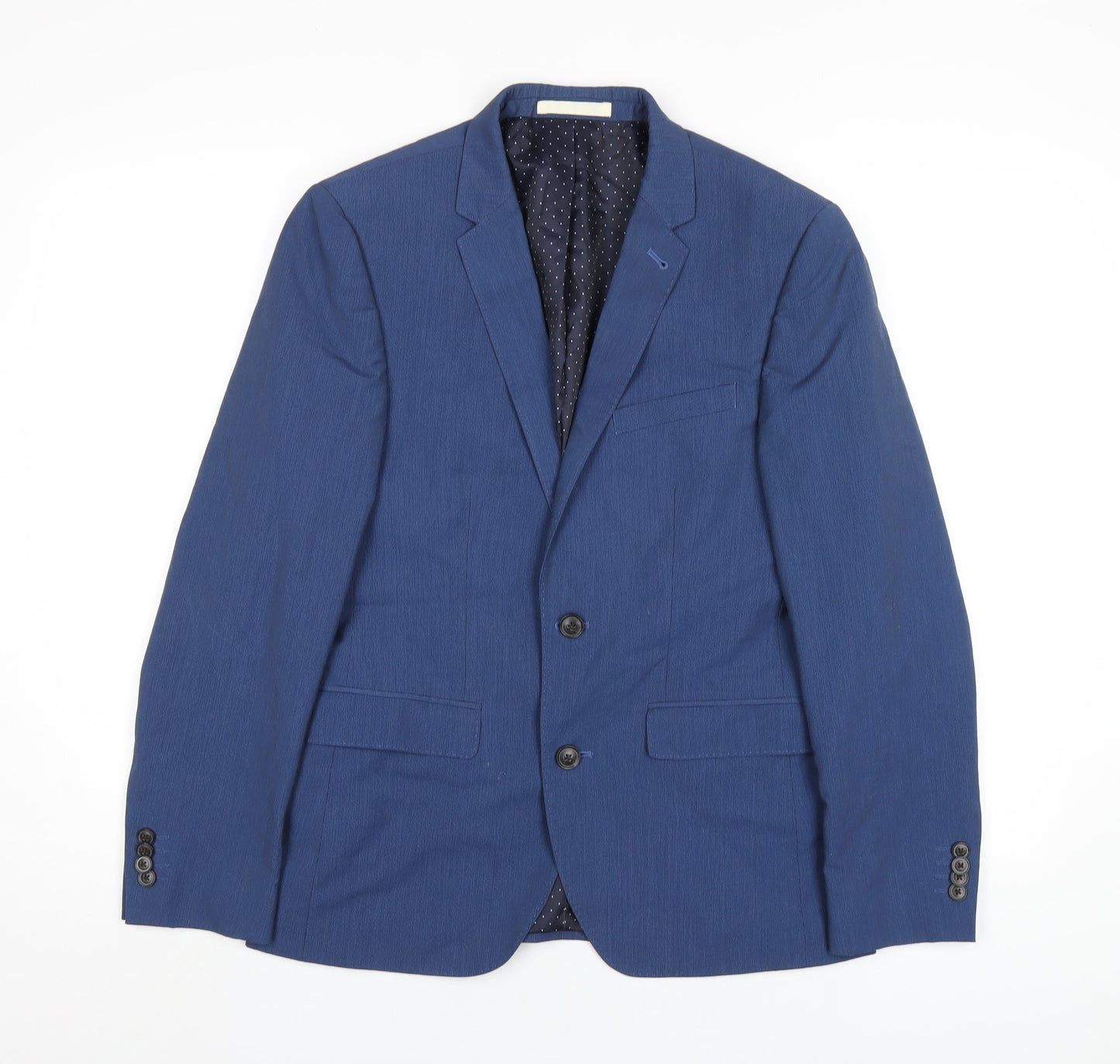 Mens UK Size 36 Burton Regular Blue Suit Jacket