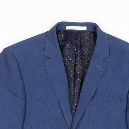 Mens UK Size 36 Burton Regular Blue Suit Jacket