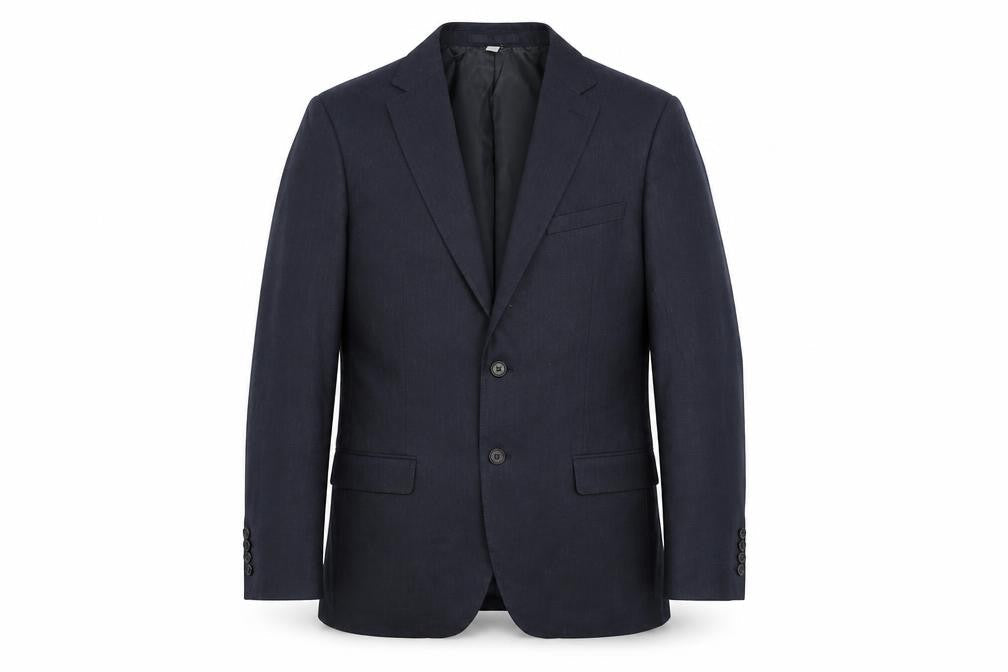 Mens UK Size 40 Marks and Spencer Regular Blue Suit Jacket