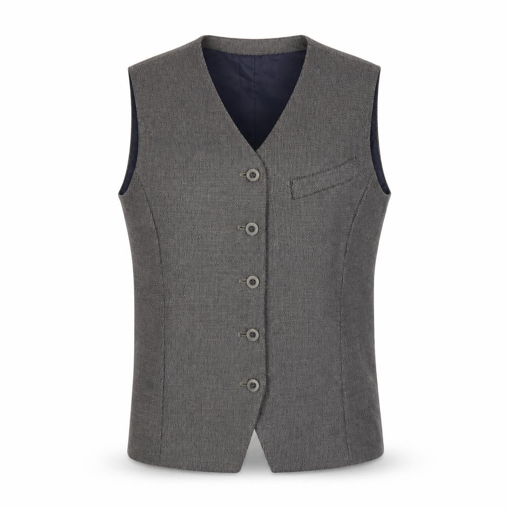 Womens UK Size 12 Precis Regular Grey Suit Waistcoat