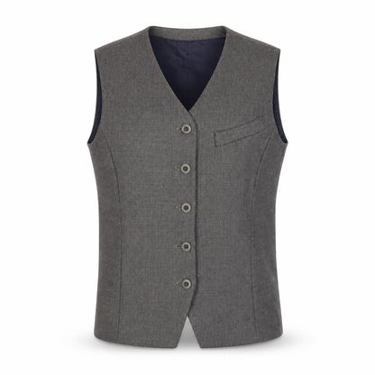 Womens UK Size 12 Precis Regular Grey Suit Waistcoat