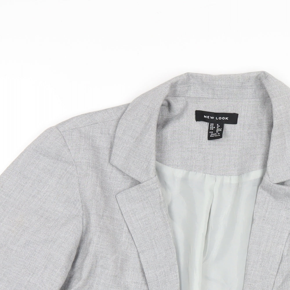 Womens UK Size 8 New Look Grey Jacket