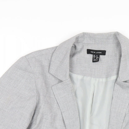 Womens UK Size 8 New Look Grey Jacket