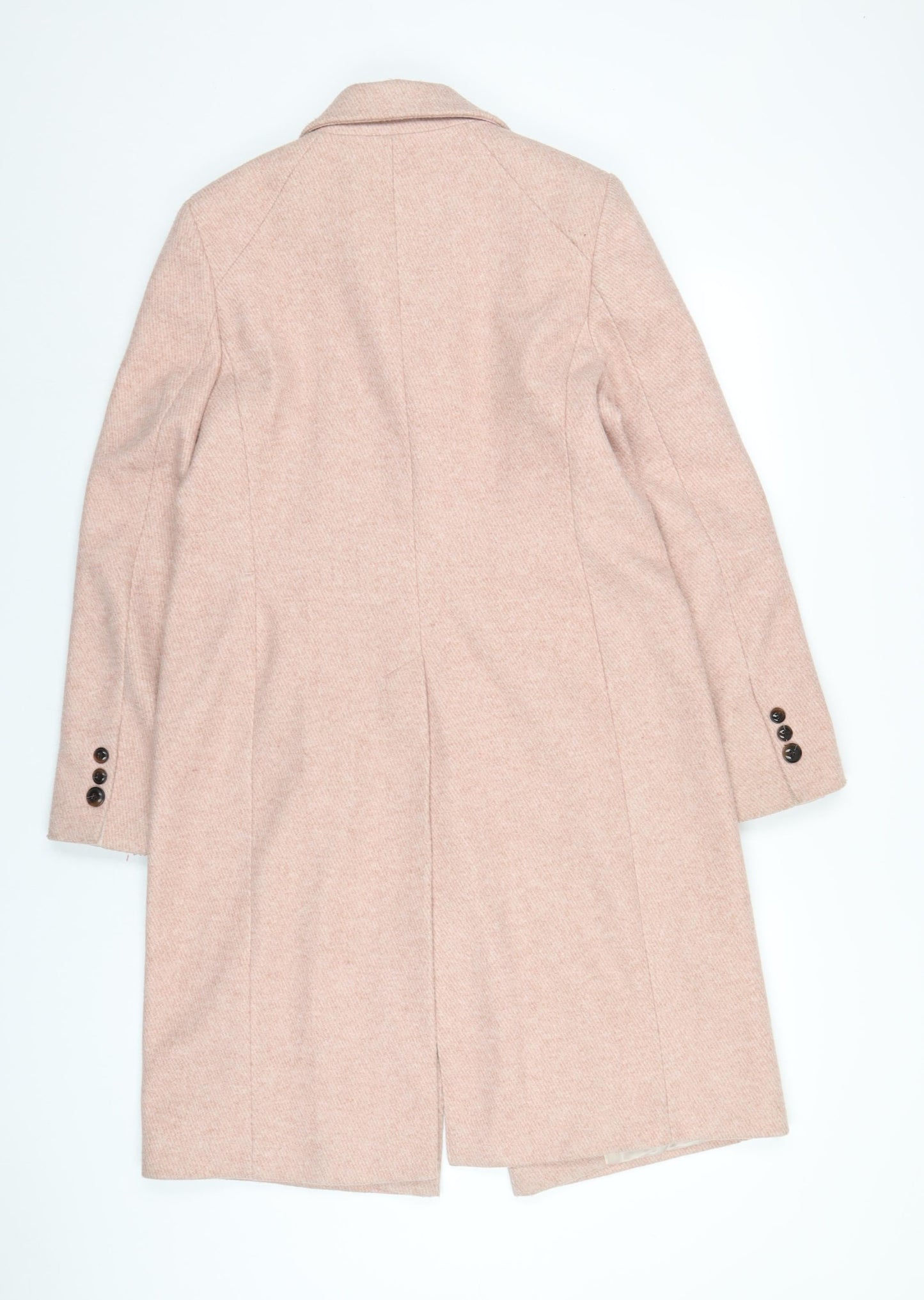 Womens UK Size 10 NEXT Pink Overcoat