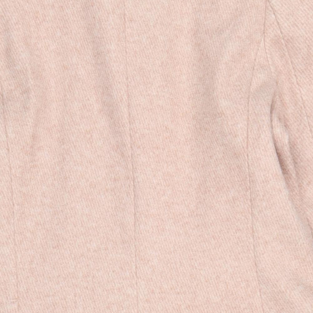 Womens UK Size 10 NEXT Pink Overcoat
