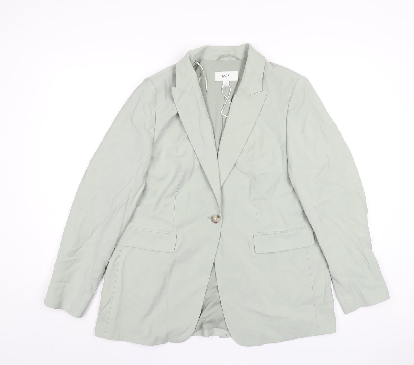 Womens UK Size 14 Marks and Spencer Green Jacket